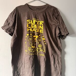 Super Lemon Haze Graphic Tee in Brown & Yellow